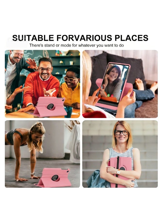 قضايا اللوح تغطي لشركة لينوفو تاب M9 (TB-310FU) ، وقف زاوية متعددة + قوس 360 دوار + قضية جلدية رقيقة مقاومة للصدمات - Image 4